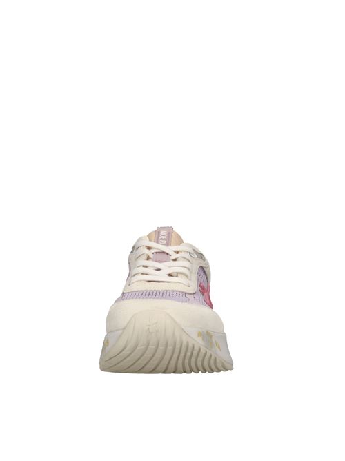 Suede and fabric sneakers PREMIATA | MOERUND VAR. 6734BEIGE-LILLA
